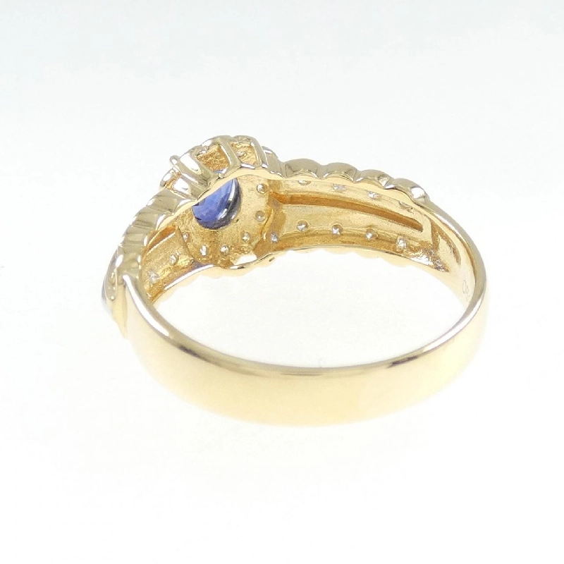 Nhẫn Sapphire K18YG/PT 0.52CT 671763