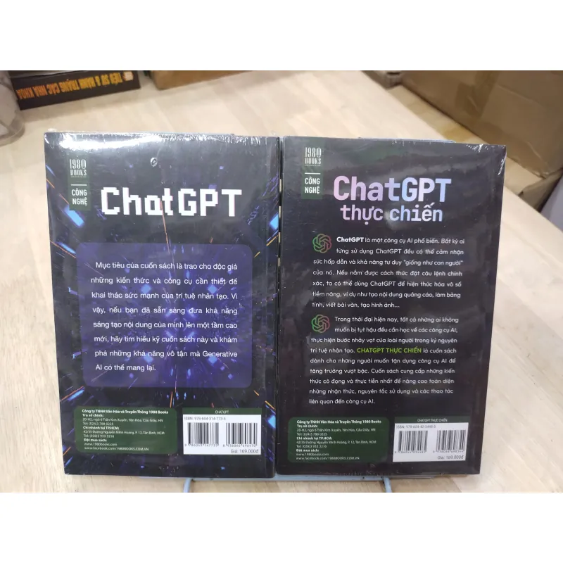 Sách: Combo 2 cuốn Chat GPT - Sách nguyên seal 799651