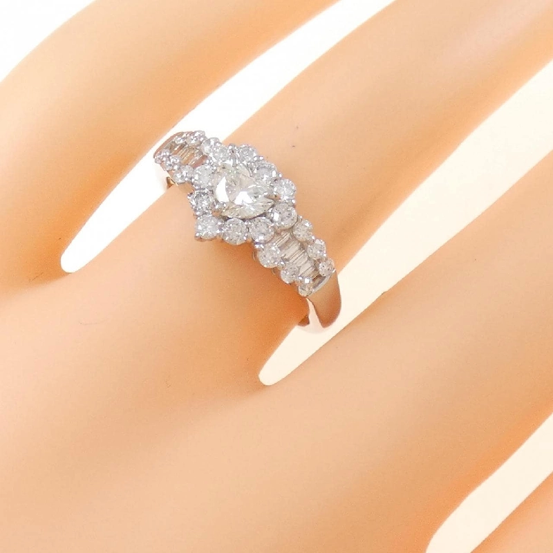 Nhẫn kim cương PT hình trái tim 0.33CT - Hàng hiệu Authentic 855930