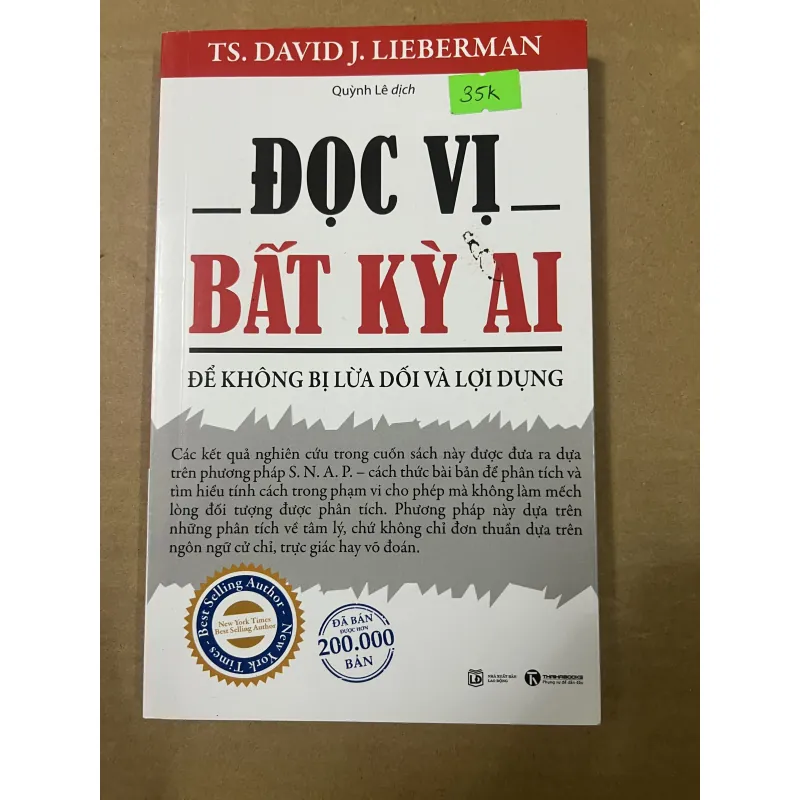Đọc vị bất kì ai để không bị lừa dối và lợi dụng 1010391