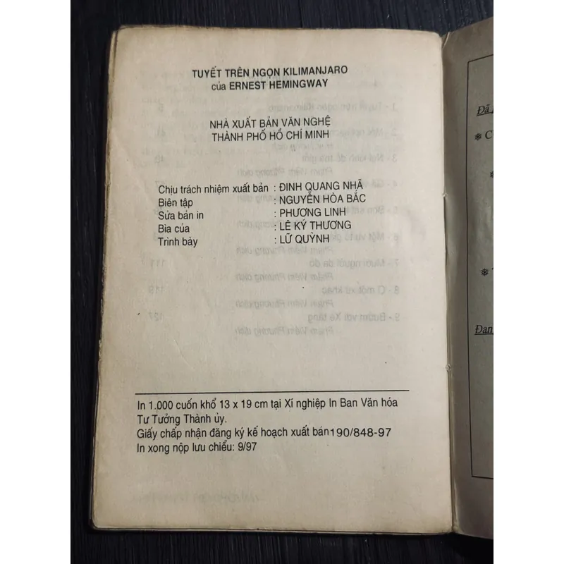 Tuyết trên ngọn kilimanjaro  602023