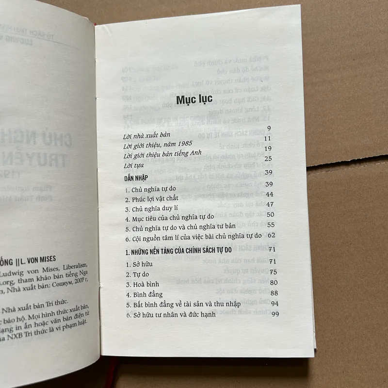 Chủ nghĩa tự do truyền thống Ludwing Von Mises - Phạm Nguyên Tường 708657