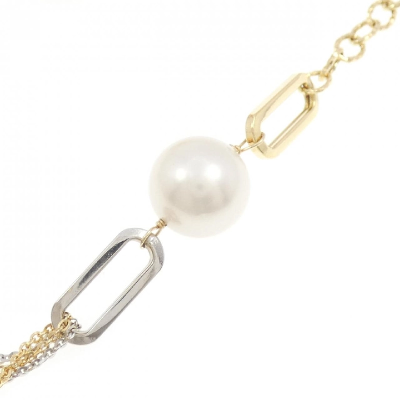 Dây chuyền ngọc trai trắng 750YG/750WG - Hàng hiệu Authentic 848534