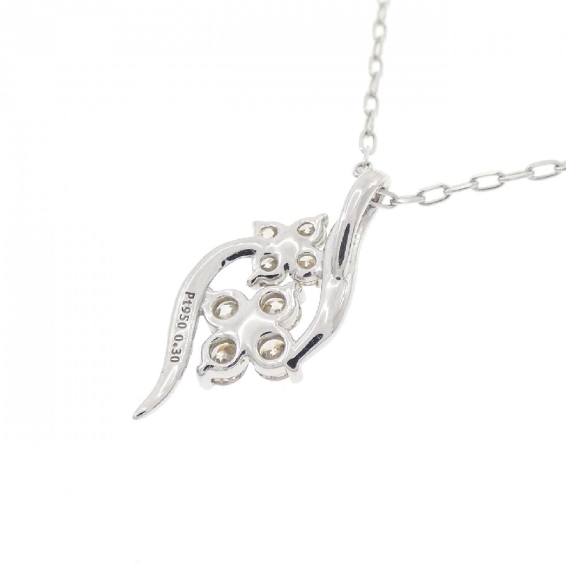 Dây chuyền kim cương hoa PT950/PT850 0.30CT - Hàng hiệu Chính hãng 860292