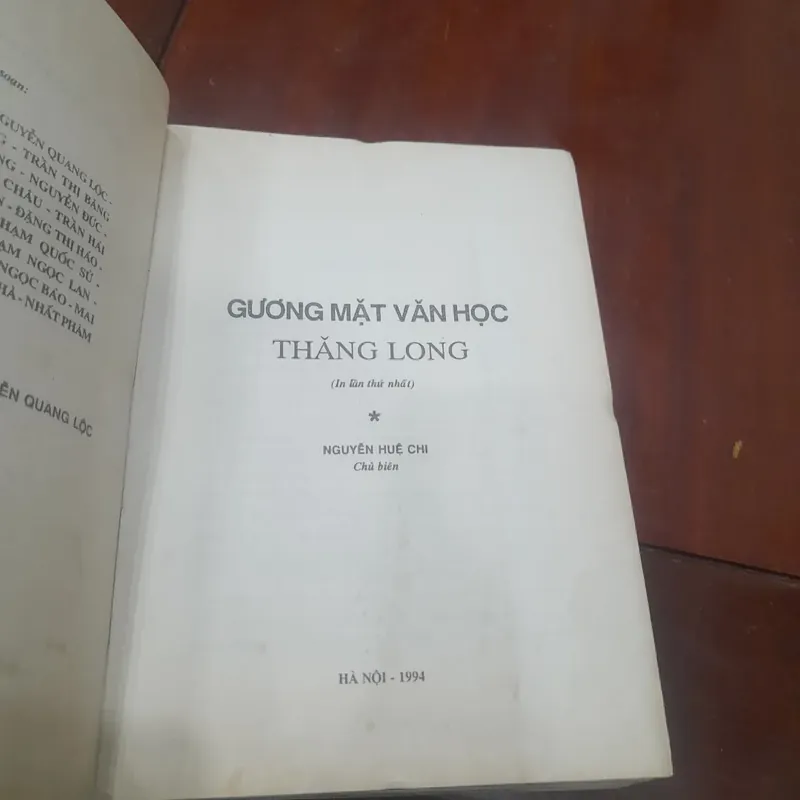 GƯƠNG MẶT VĂN HỌC THĂNG LONG, tập 1 (Nguyễn Huệ Chi chủ biên) 720522