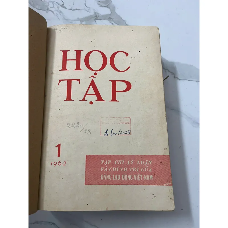 12 số tạp chí Học Tập năm 1962 798728