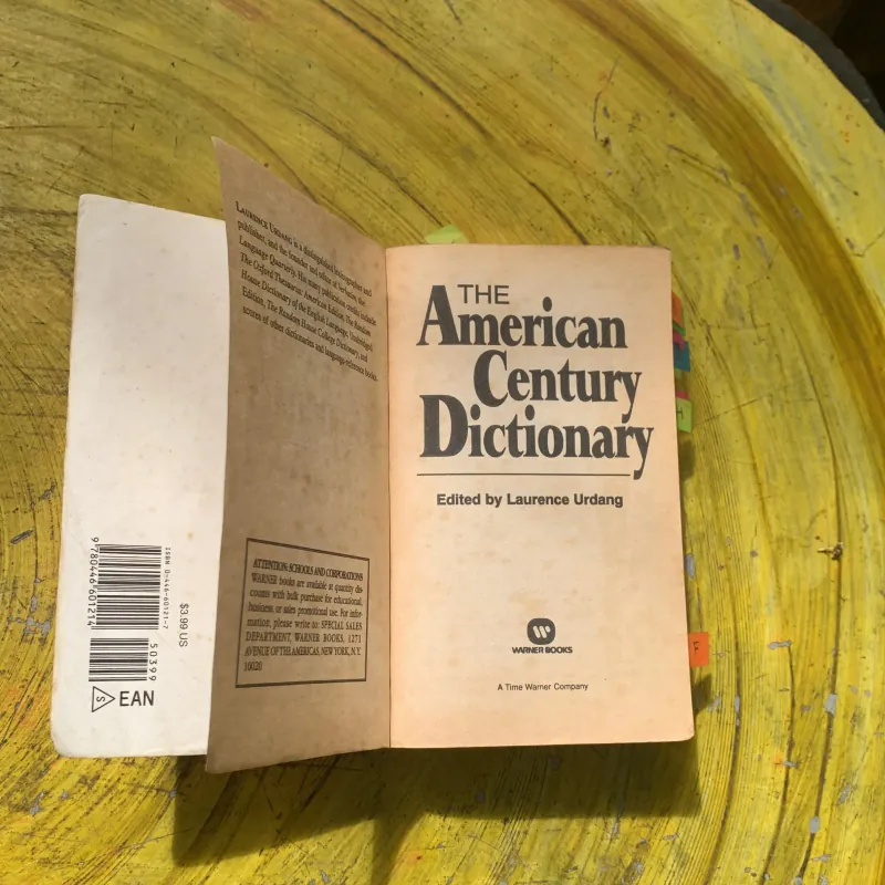 THE AMERICAN CENTURY DICTIONARY  753263