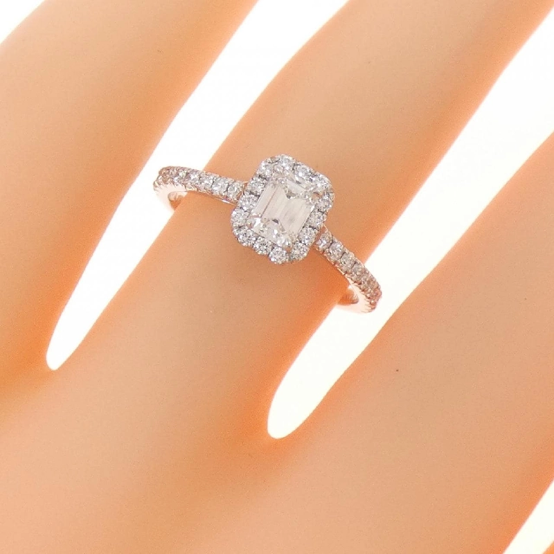 Nhẫn Tiffany Soleste cắt Emerald 0.31CT H VVS1 - Hàng hiệu Authentic 834675