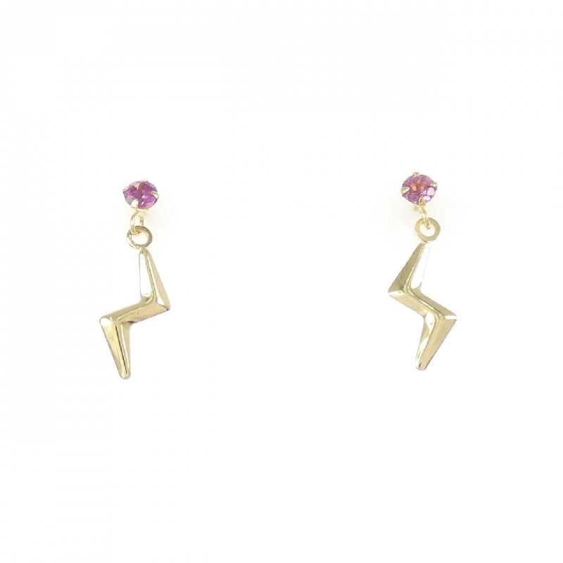 K18YG Garnet Bông tai - Hàng hiệu Chính hãng 864473