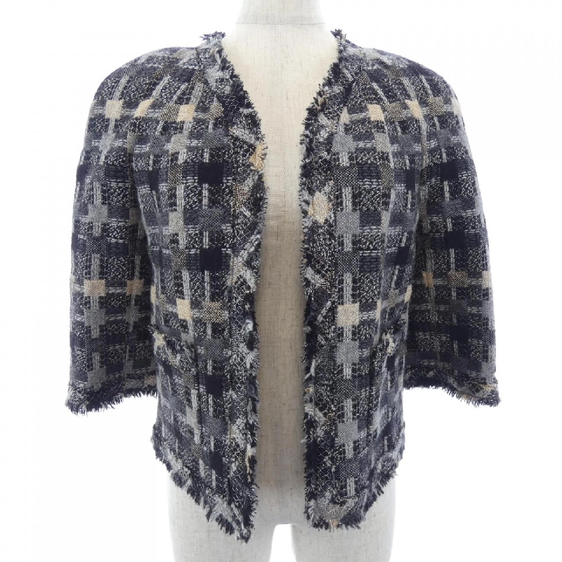 Áo khoác không cổ CHANEL P26751V17018 05A - Hàng hiệu Authentic 822332