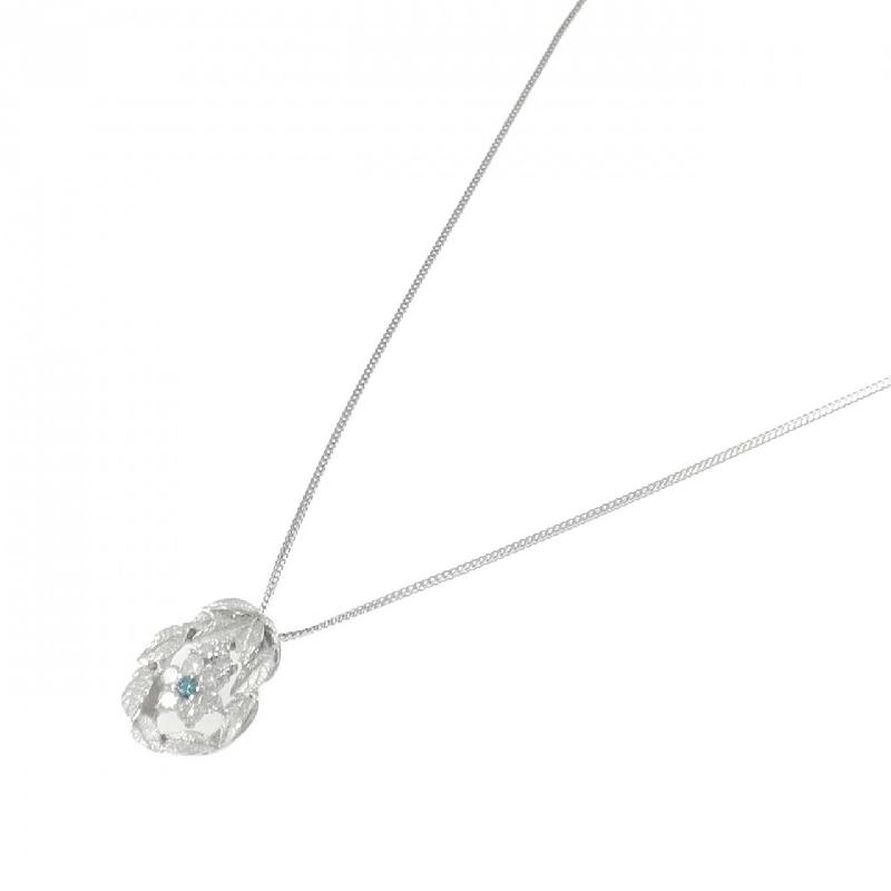 K18WG Hoa Kim Cương Dây Chuyền 0.57CT - Hàng hiệu Chính hãng 859969