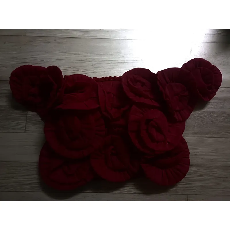 Pass Áo Trễ Vai Đính Hoa Hồng 1013572