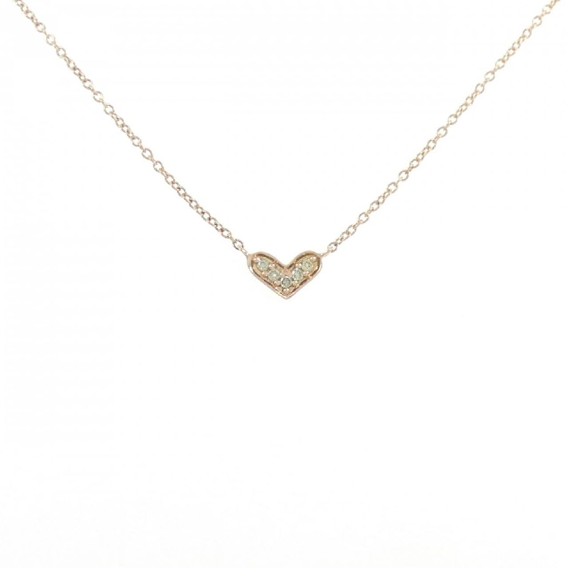 K10PG Dây chuyền kim cương hình trái tim - Hàng hiệu Authentic 865491