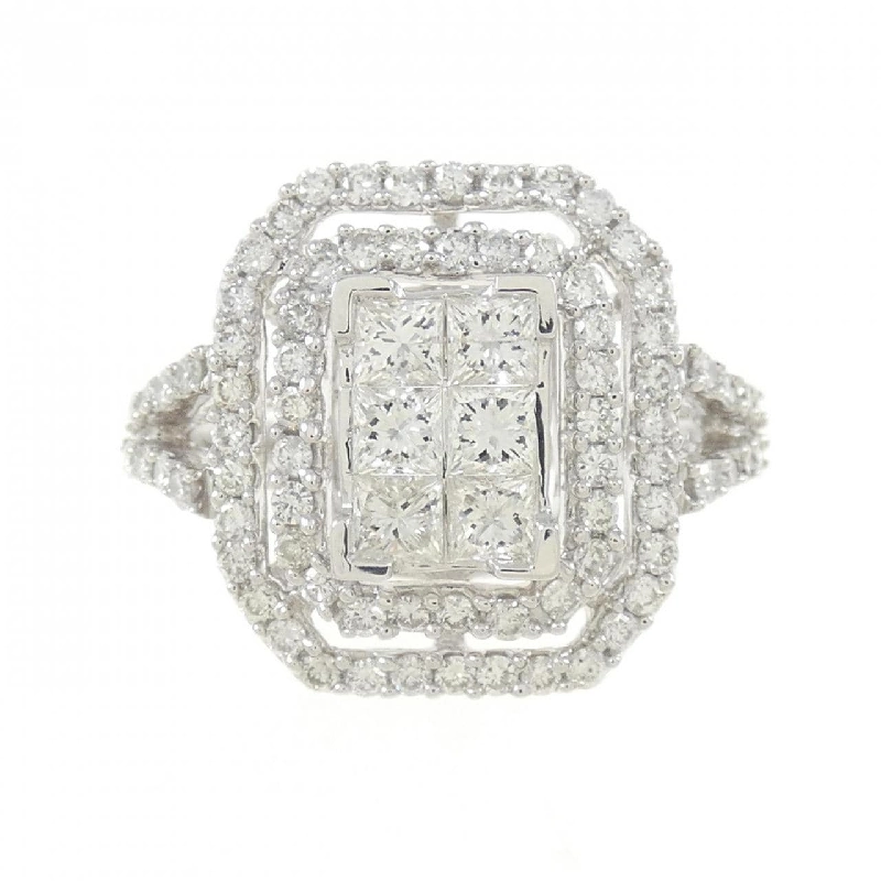 Nhẫn kim cương K18WG 1.00CT 672489