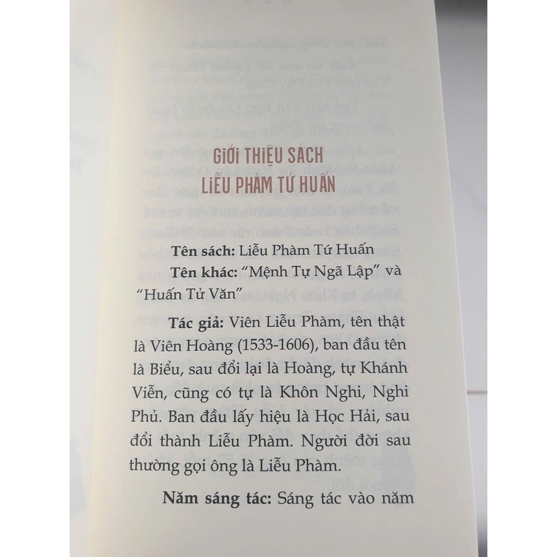 Liễu Phàm Tứ Huấn 392624