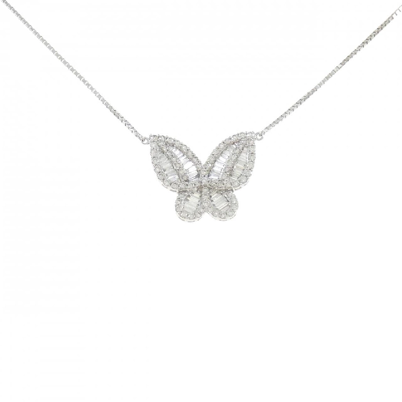 K18WG Bướm Kim Cương Dây Chuyền 1.33CT - Hàng hiệu Chính hãng 860581