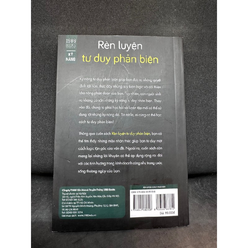 Rèn Luyện Tư Duy Phản Biện - Albert Rutherford New 90% SBM.VH1004 63795