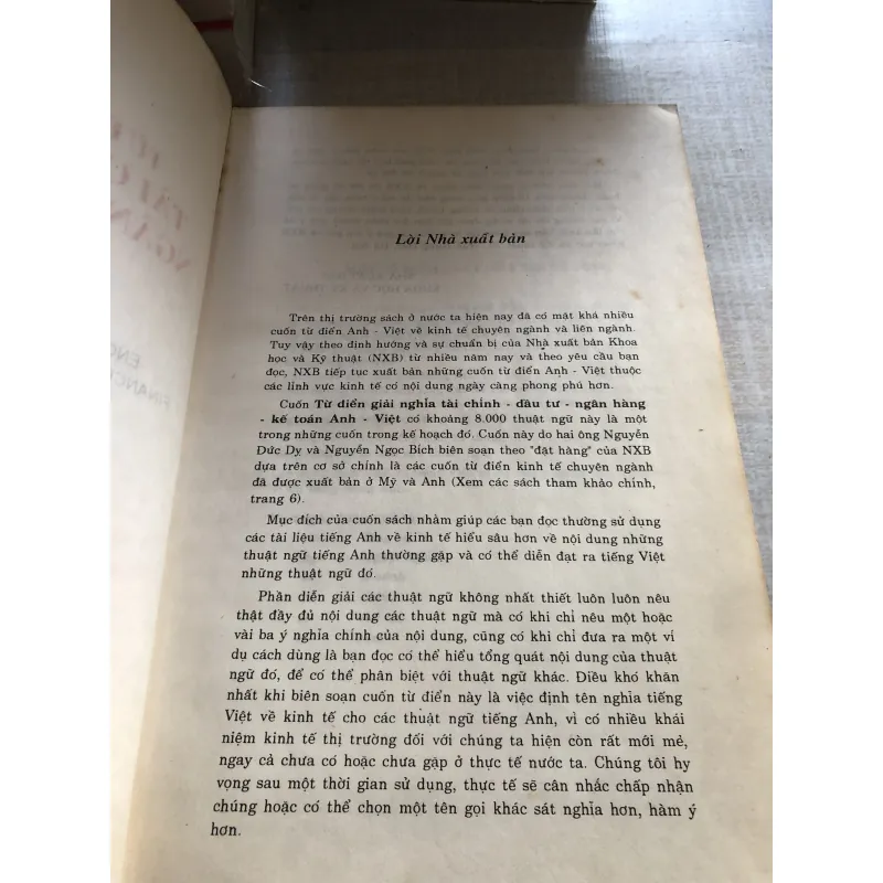 Từ điển giải nghĩa tài chính - đầu tư - ngân hàng- kế toán (Anh - Việt) 782908