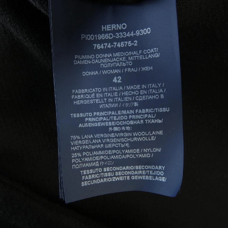 Herno PI001966D 33344 Áo khoác lông 629105