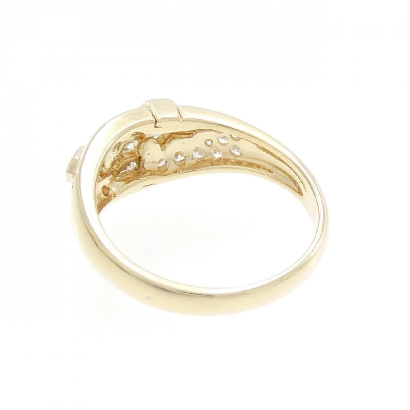 Nhẫn kim cương K18YG 0.37CT 672850