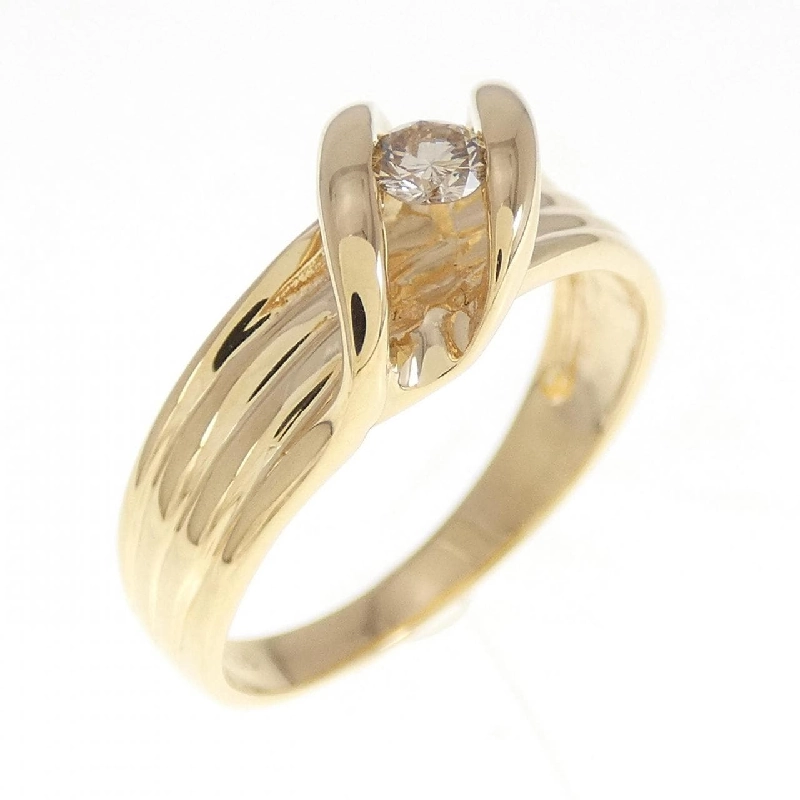 Nhẫn kim cương K18YG 0.10CT 672485