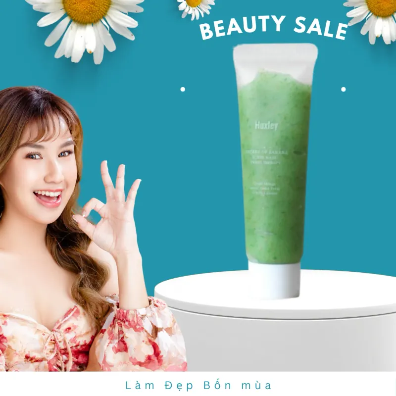Tẩy da chết Huxley Scrub Mask Therapy 30g chính hãng nguyên tem 165772