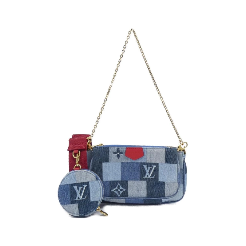 Túi xách vai Louis Vuitton Denim Monogram Multi Pochette Accessoires M44990 - Hàng hiệu Chính hãng 776520