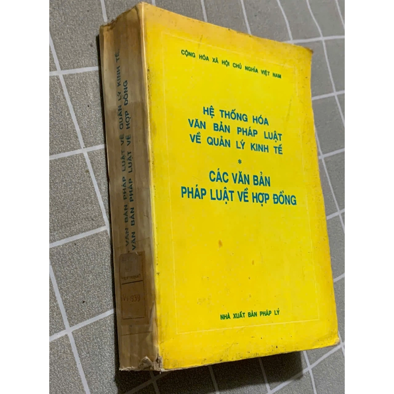 HỆ THỐNG HÓA VĂN BẢN PHÁP LUẬT VỀ QUẢN LÝ KINH TẾ _VĂN BẢN PHÁP LUẬT VỀ HỢP 543724