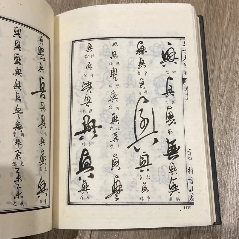 THƯ PHÁP ĐẠI TỪ ĐIỂN, sách in tại Trung Quốc  1028997