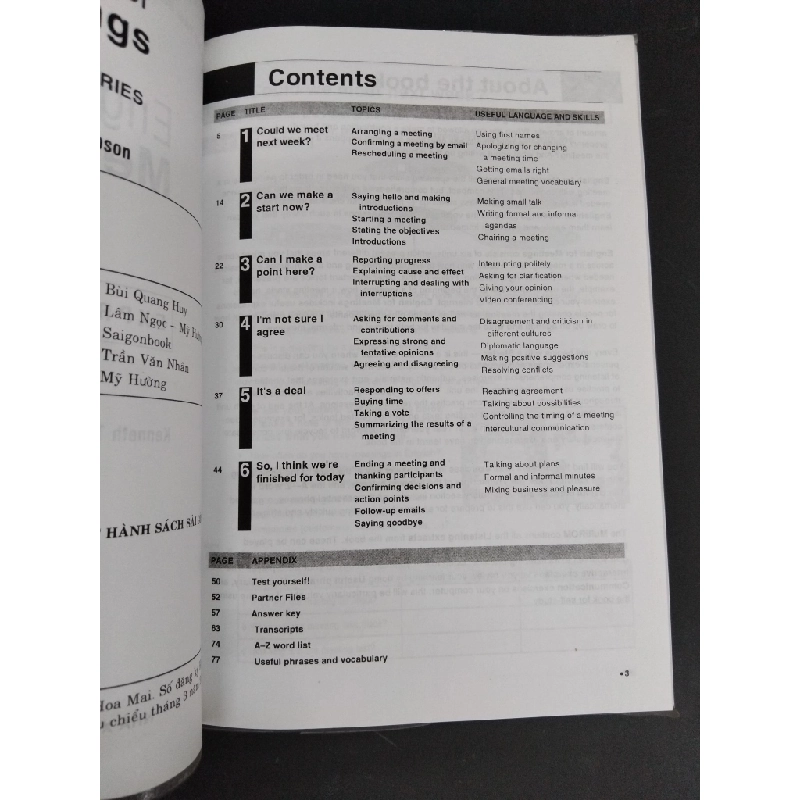 Express Series English for meetings mới 90% bẩn bìa, ố 2009 HCM2811 Kenneth Thompson HỌC NGOẠI NGỮ 356117