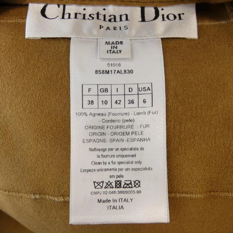 Áo khoác lông cừu CHRISTIAN DIOR 636709