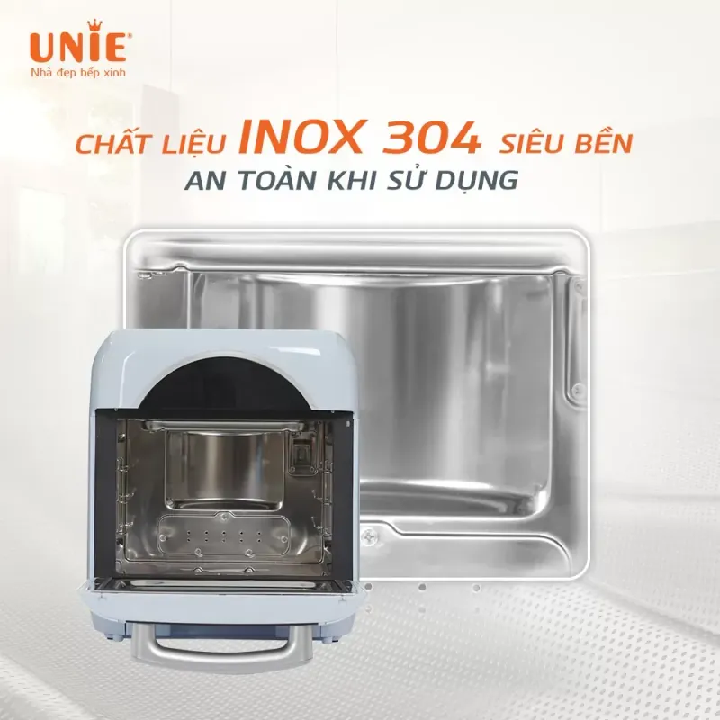 🍗 UNIE STEAM COLOR – Nồi chiên hơi nước 15L, chiên giòn không khô! 733674