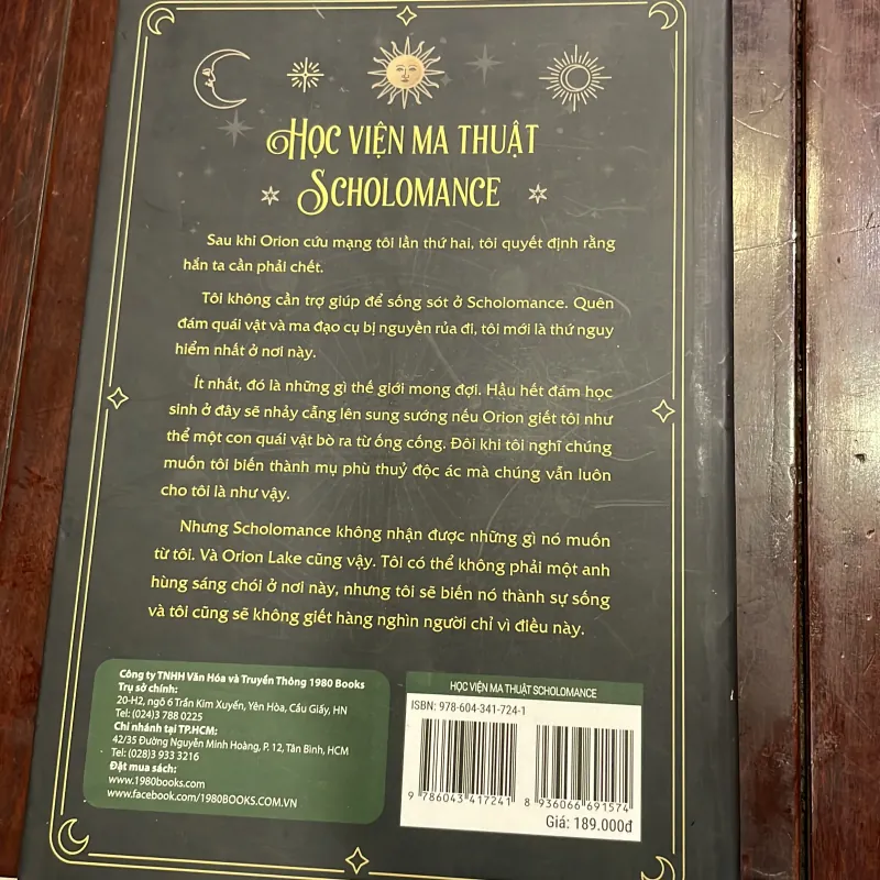 NAOMI NOVIK : bộ 3 cuốn : HỌC VIỆN MA THUẬT SCHOLOMANCE VÀ phần 2,3 tiếp theo 1035223