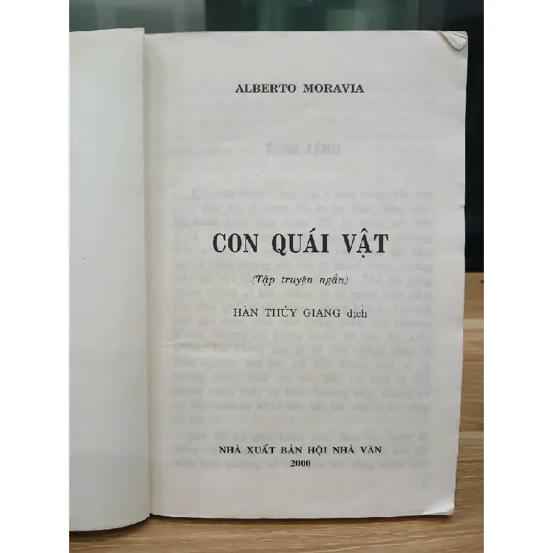 Con quái vật – Alberto Moravia 560818