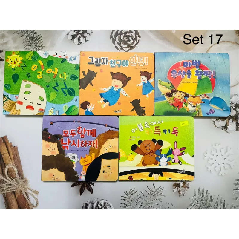 Boardbook tiếng Hàn có file nghe Set 17 759317