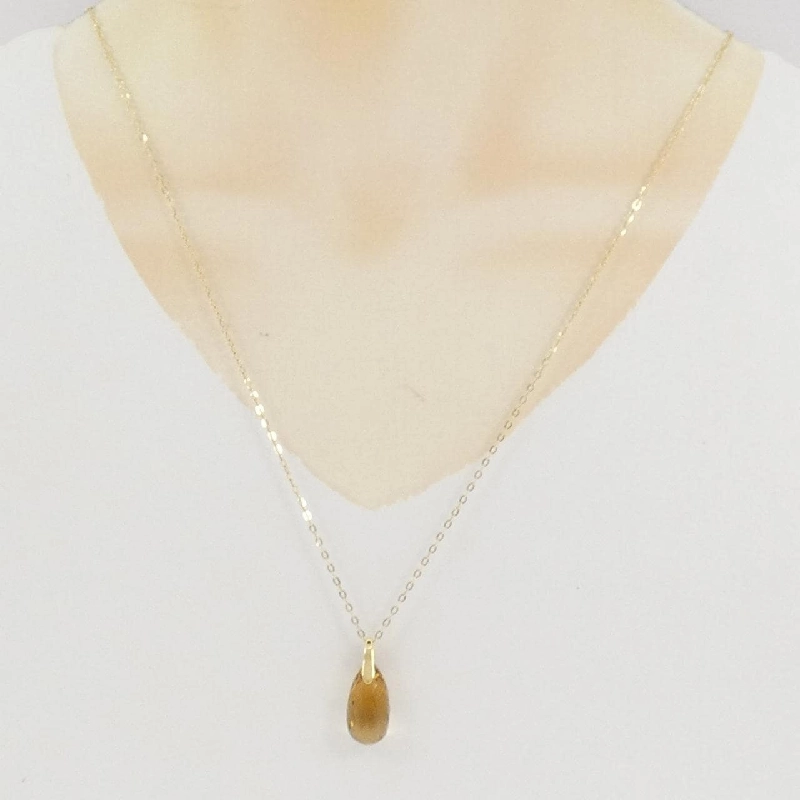 K18YG Mặt dây chuyền Citrine 12.00CT - Hàng hiệu Chính hãng 848394