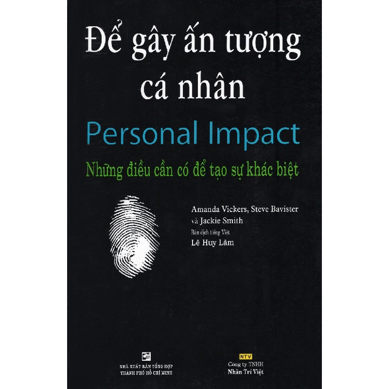 Để Gây Ấn Tượng Cá Nhân - Những Điều Cần Có Để Tạo Sự Khác Biệt - Amanda Vickers, Steve Bavister, Jackie Smtih ASB.PO Oreka Blogmeo 230225 394369