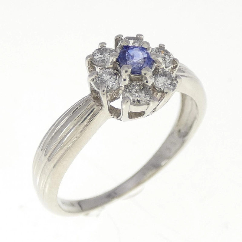 Nhẫn Sapphire Hoa PT900 673580