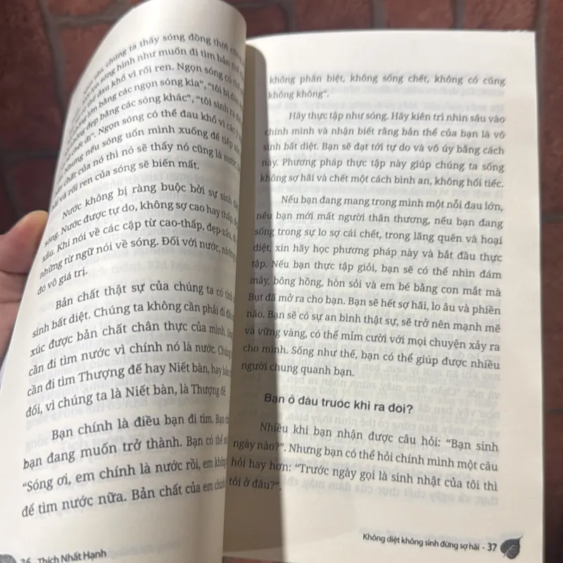 Sách Không diệt không sinh đừng sợ hãi 1021165