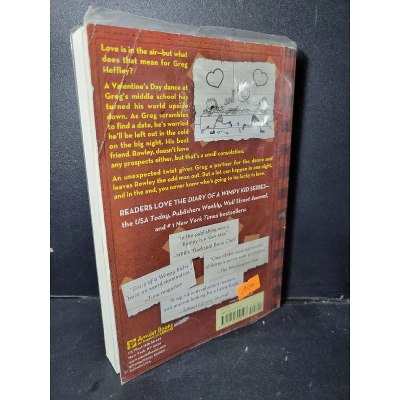 Diary of a wimpy kid 7 The third wheel mới 90% bẩn nhẹ HCM1001 Jeff Kinney NGOẠI VĂN 918273