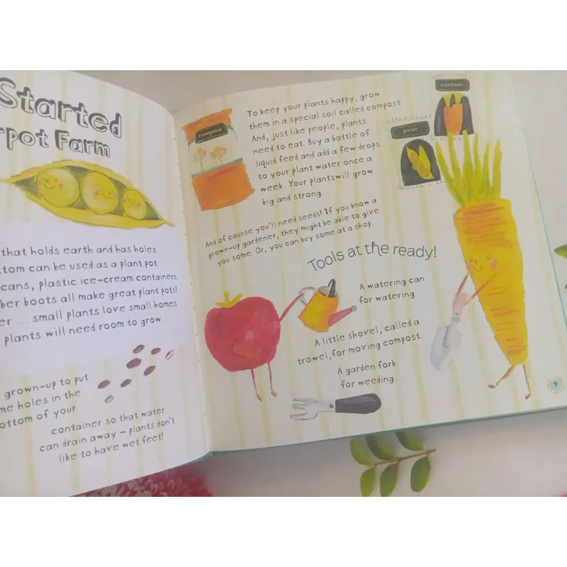 Flowerpot Farm: A First Gardening Activity Book 1005347