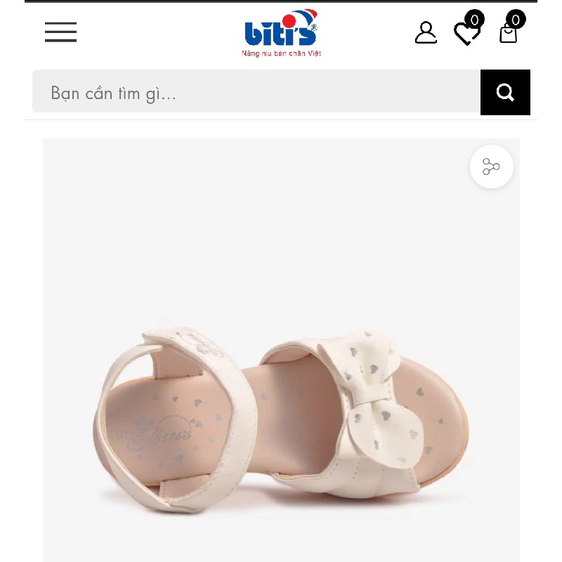 Dép sandal Bitis bé gái 10214
