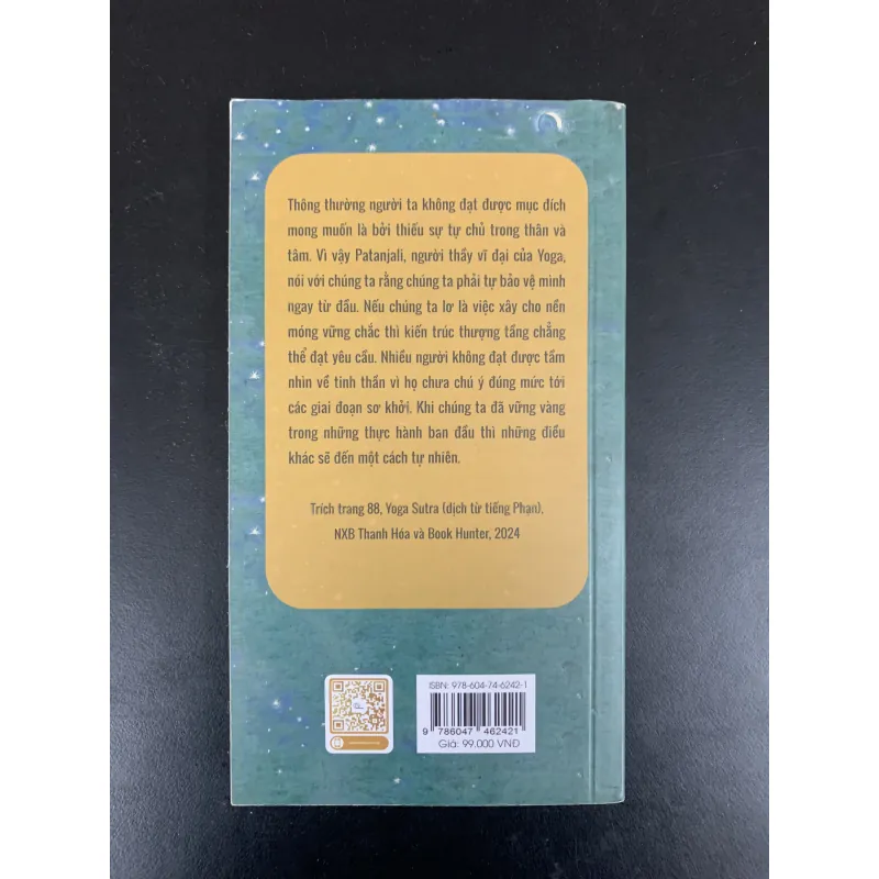 (Sách cũ) Yoga Sutra - Dịch từ tiếng Phạn - Patanjali  961573