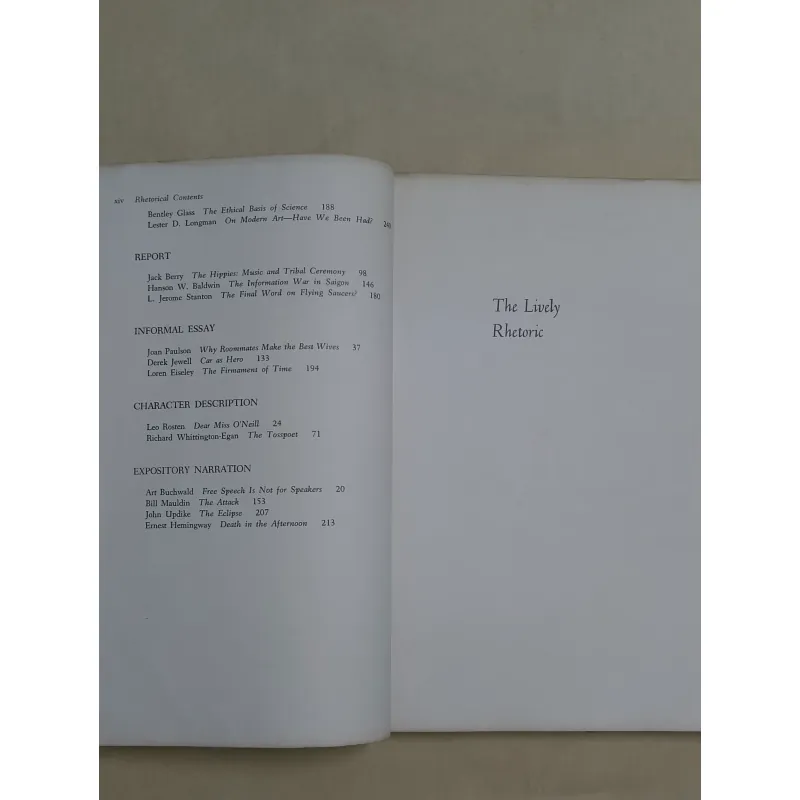 The Lively Rhetoric 973816