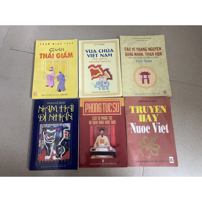 COMBO 6 CUỐN SÁCH LỊCH SỬ – DANH NHÂN – GIAI THOẠI VIỆT NAM 747166