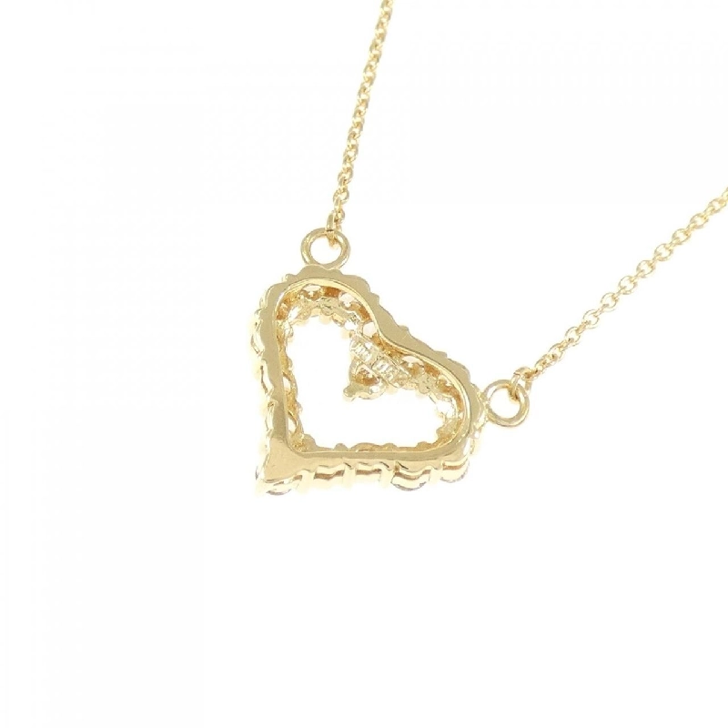 K18YG Dây chuyền kim cương hình trái tim 0.52CT - Hàng hiệu Chính hãng 859602