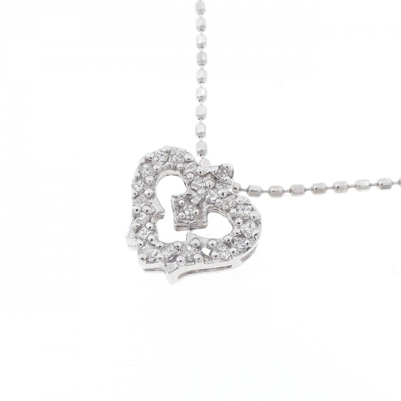 K18WG Dây chuyền kim cương 0.13CT - Hàng hiệu Chính hãng 862375