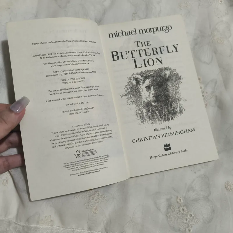 The Butterfly Lion - Michael Morpurgo  1033932
