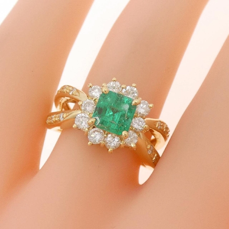 Nhẫn Emerald K18YG 2.60CT - Hàng hiệu Chính hãng 846647