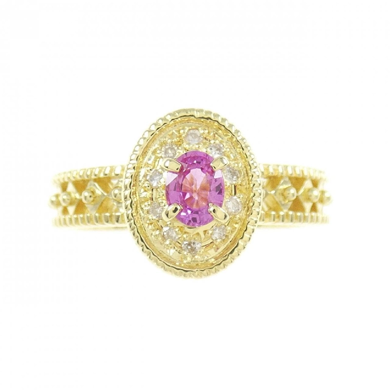 Nhẫn Sapphire K18YG 0.22CT 672500